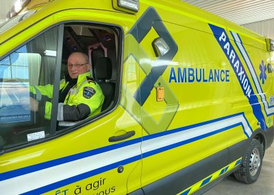 Près de 50 ans de service comme ambulancier