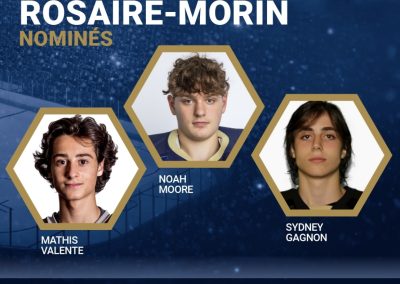 Noah Moore nominé pour le trophée Rosaire-Morin