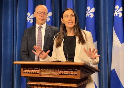 Méganne Perry Mélançon critique le travail des caquistes de la région
