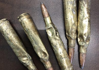 De vraies munitions dans des bacs de récupération !