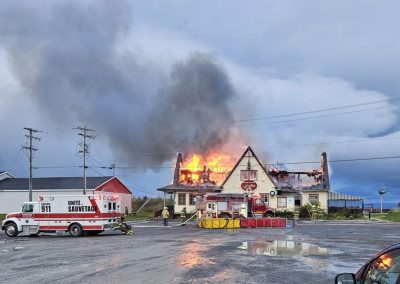 Le Centre culturel Le Griffon a été ravagé par les flammes