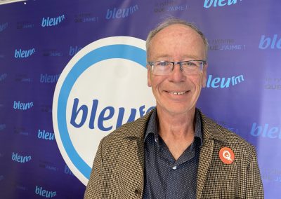 Daniel Leboeuf se présente à la mairie de Percé