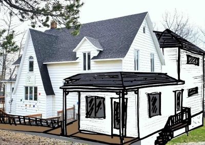 Un agrandissement de la Maison de la famille Parenfant