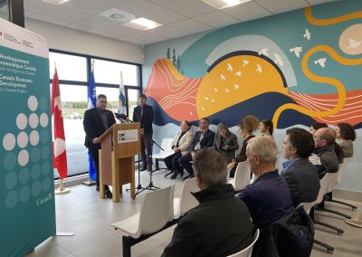 Inauguration de la nouvelle aérogare du Rocher-Percé