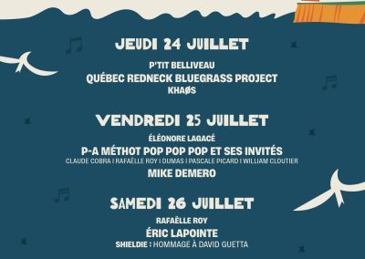 Dévoilement de la programmation 2025 du Festi-Plage de Cap-d’Espoir