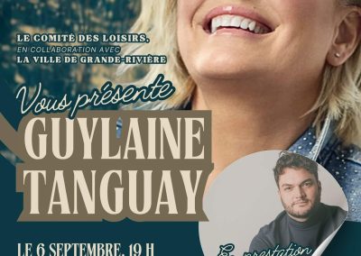 Guylaine Tanguay à Grande-Rivière!