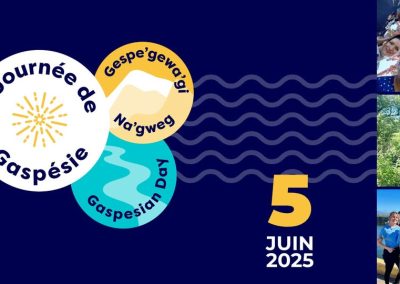C’est la JOURNÉE DE LA GASPÉSIE demain!