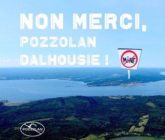 Le groupe Non Merci Pouzzolane Dalhousie ! déçu par Ottawa