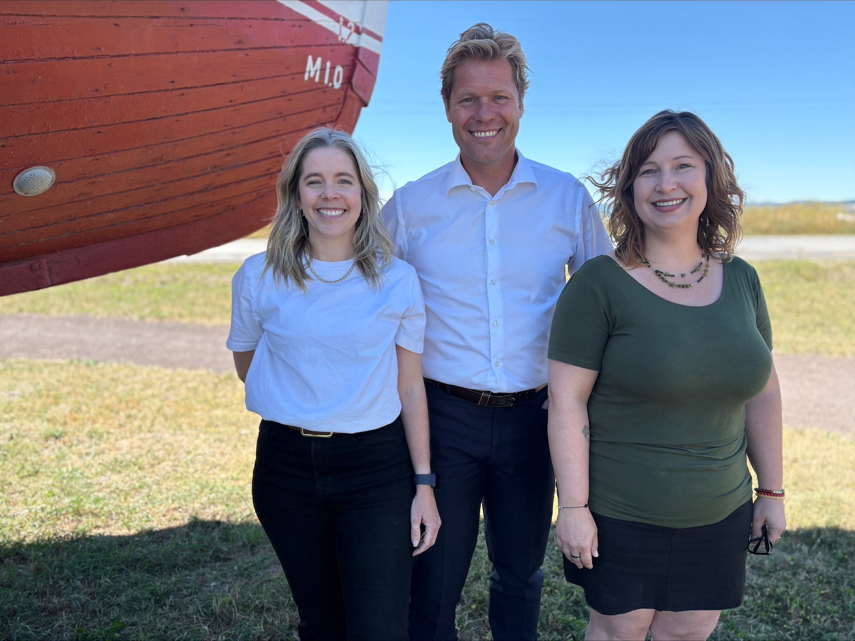 Annie Roberge, Alexis Deschênes et Virginie Dugas