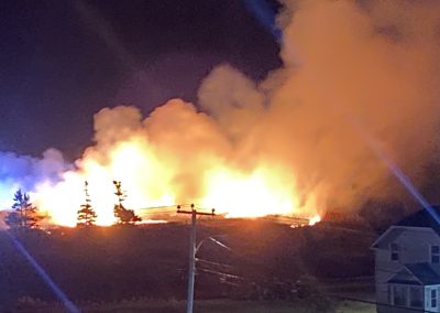 Le maire de Percé commente l’incendie