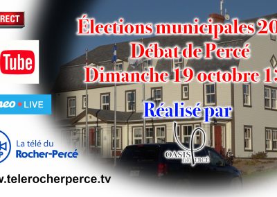 PERCÉ : Débat des candidats à La Vieille Usine de l’Anse-à-Beaufils dès 13h aujourd’hui