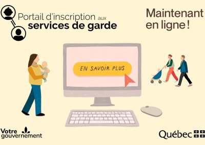 Le nouveau Portail d&rsquo;inscription aux services de garde accessible