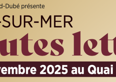 Carleton-sur-Mer en toutes lettres célèbre les auteurs et la lecture!