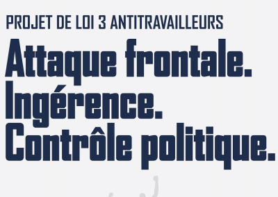 Syndicat : un projet de loi qui suscite un débat public