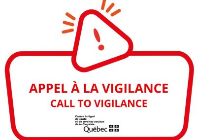 CISSS de la Gaspésie : un appel à la vigilance