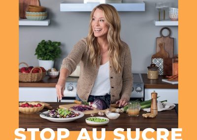 Isabelle Huot avec son nouveau livre Stop au sucre