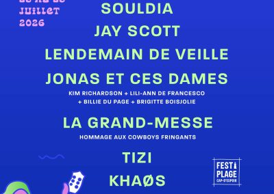 Le Festi-Plage célèbre sa 20e édition avec une programmation 100 % québécoise !