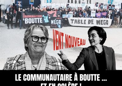 Reconduction de la ministre Rouleau : déconnexion et mépris, selon le communautaire