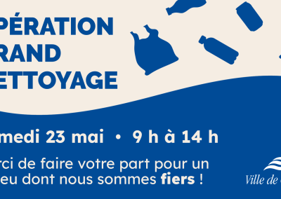 Gaspé : l’Opération grand nettoyage c’est demain !