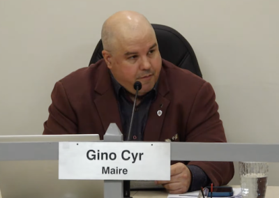 Gino Cyr fait une mise au point importante