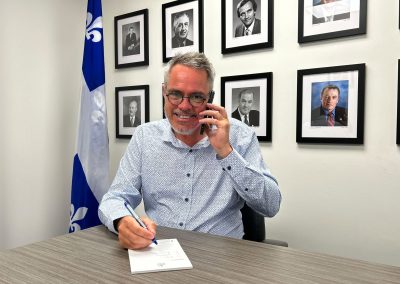 Stéphane Sainte-Croix sollicitera un deuxième mandat comme député de Gaspé