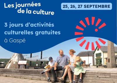 De la culture à Gaspé !