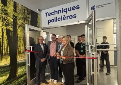 Des nouveaux espaces spécialisés en Techniques policières au campus de Gaspé